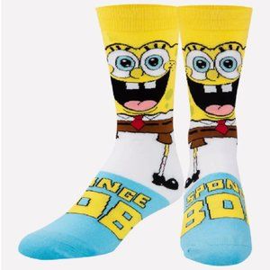SpongeBob Smilepants Athletic Crew Socks - NEW Fast Ship